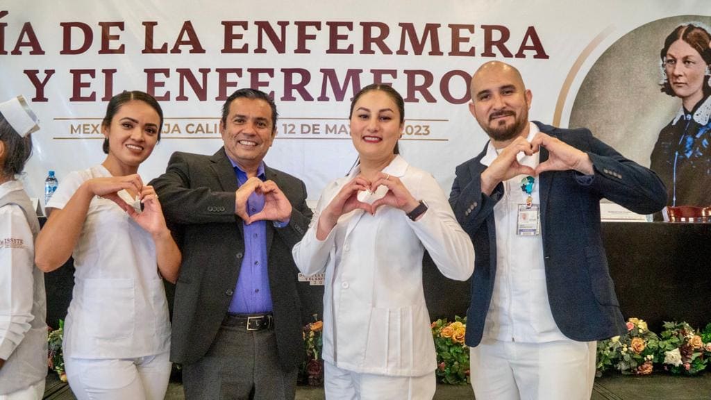 CELEBRA SECRETARÍA DE SALUD DE BAJA CALIFORNIA A ENFERMERAS Y ENFERMEROS POR SU VOCACIÓN DE SERVICIO