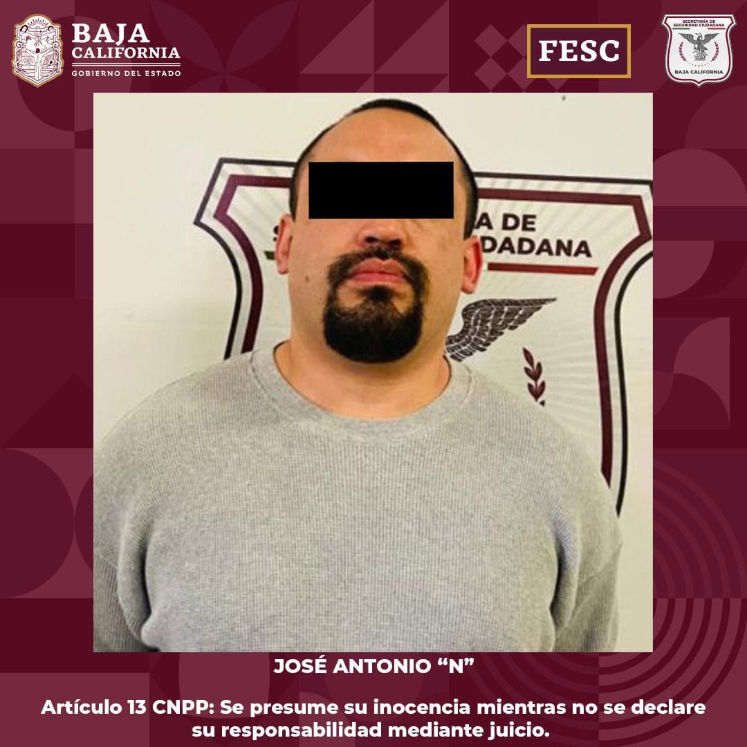 DETIENE FESC A DOS FUGITIVOS DE EU EN MEXICALI Y TIJUANA