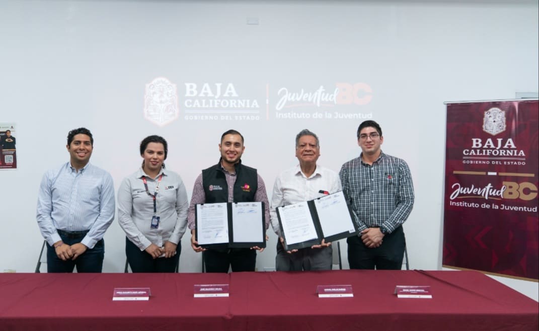 FIRMAN CONVENIO DE COLABORACIÓN JUVENTUD BC Y GRUPO EDUCATIVO “16 DE SEPTIEMBRE”