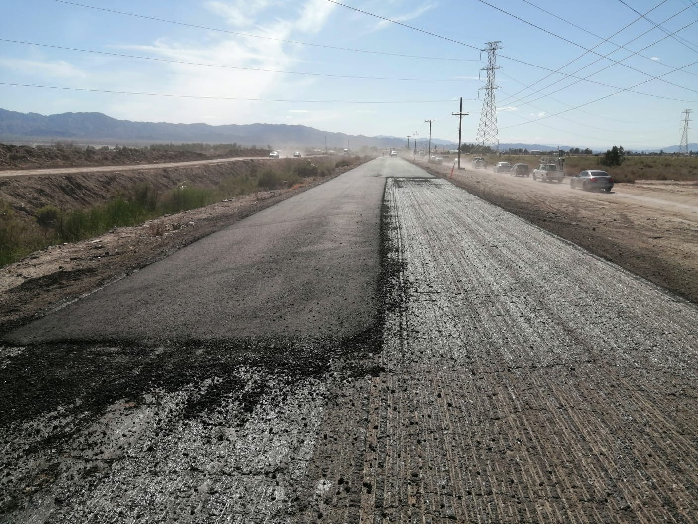 REHABILITA SIDURT MÚLTIPLES SECTORES DE CARRETERAS ESTATALES DEL VALLE DE MEXICALI