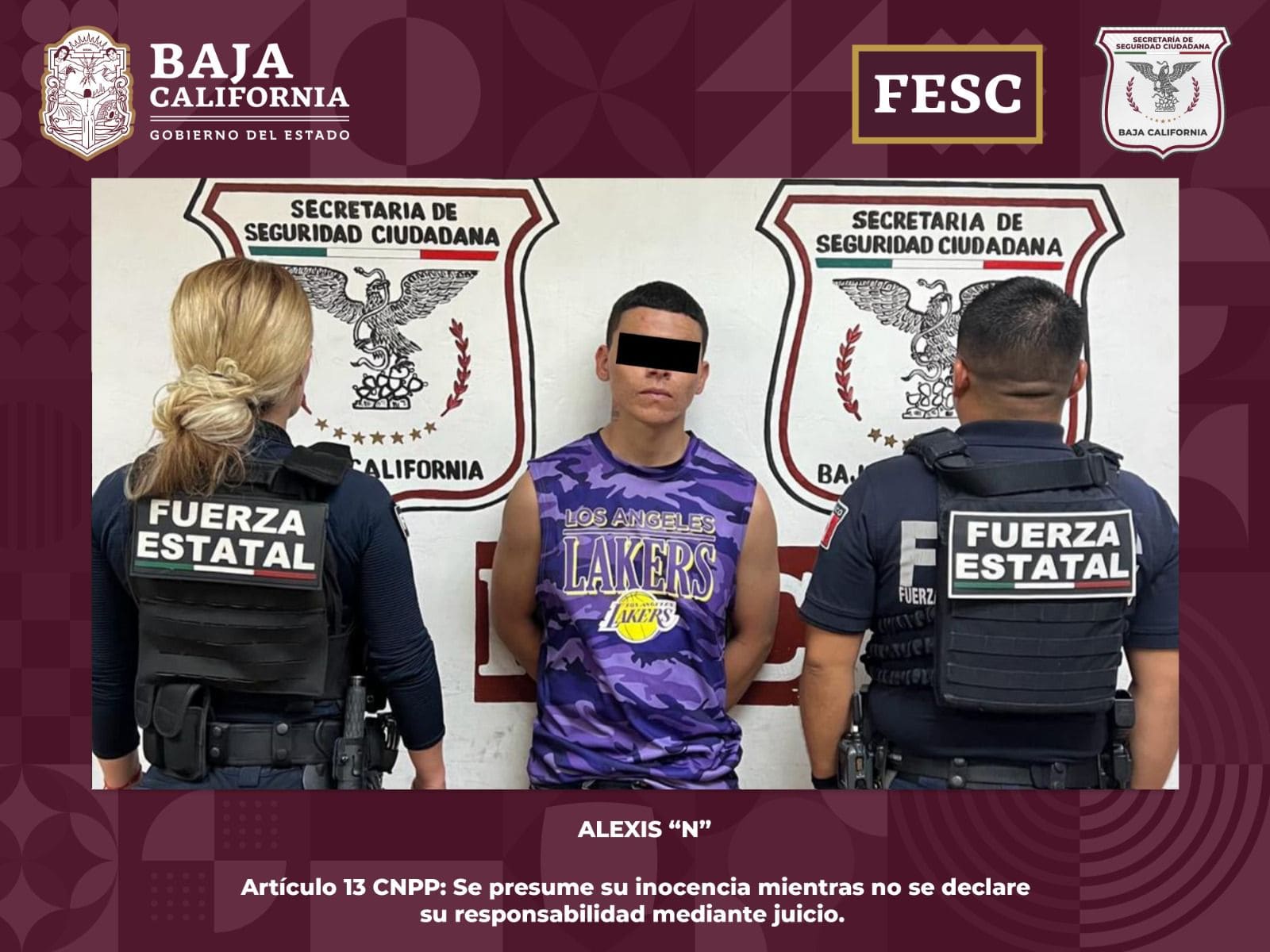 DETIENE ESCUADRÓN VIOLETA A HOMBRE CON MANDATO JUDICIAL ACTIVO POR TENTATIVA DE HOMICIDIO