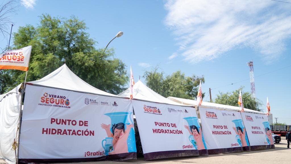 HABILITA SECRETARÍA DE SALUD ESPACIO EQUIPADO Y SEGURO PARA POBLACIÓN EN CONDICIÓN DE VULNERABILIDAD AL GOLPE DE CALOR EN MEXICALI