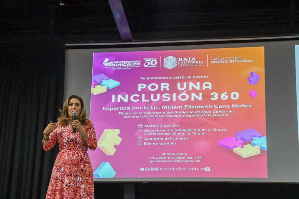 IMPARTE TITULAR DE LA SISIG CONFERENCIA “POR UNA INCLUSIÓN 360” A ALUMNADO DE UNIVERSIDAD XOCHICALCO ENSENADA