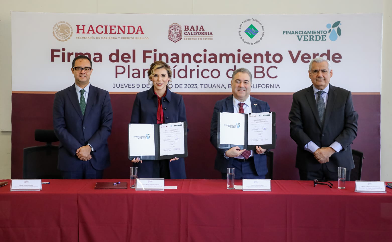 ANUNCIA GOBIERNO DE MARINA DEL PILAR LOS PRIMEROS TRECE PROYECTOS DE AGUA Y SANEAMIENTO CON FINANCIAMIENTO VERDE