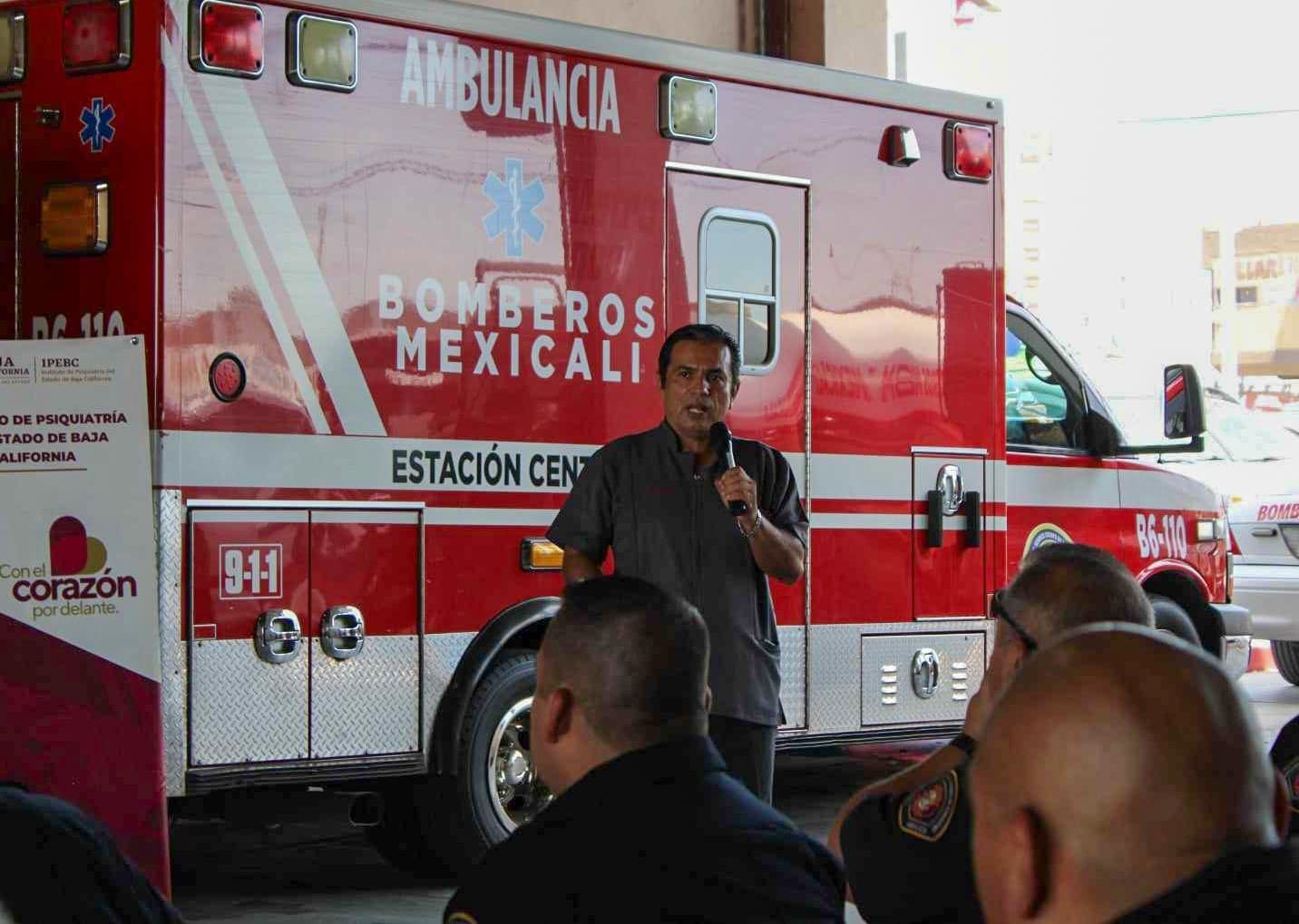 REALIZA IPEBC PREVENCIÓN Y PROMOCIÓN DE LA SALUD MENTAL ENTRE BOMBEROS DE MEXICALI