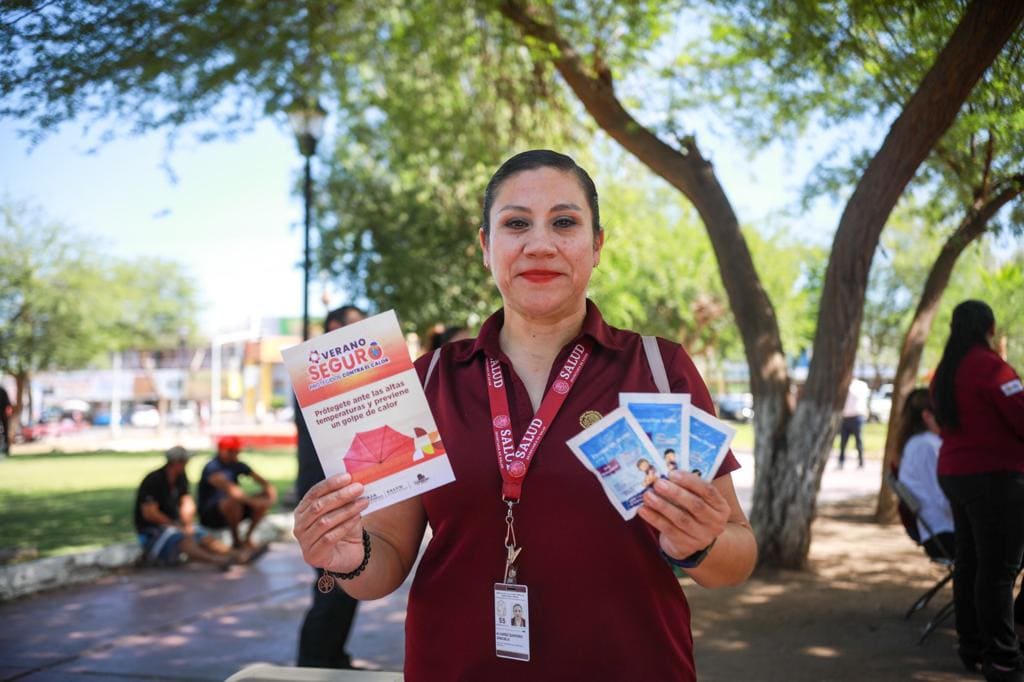 RECOMIENDA SECTOR SALUD EXTREMAR PRECAUCIONES ANTE LAS ALTAS TEMPERATURAS EN MEXICALI