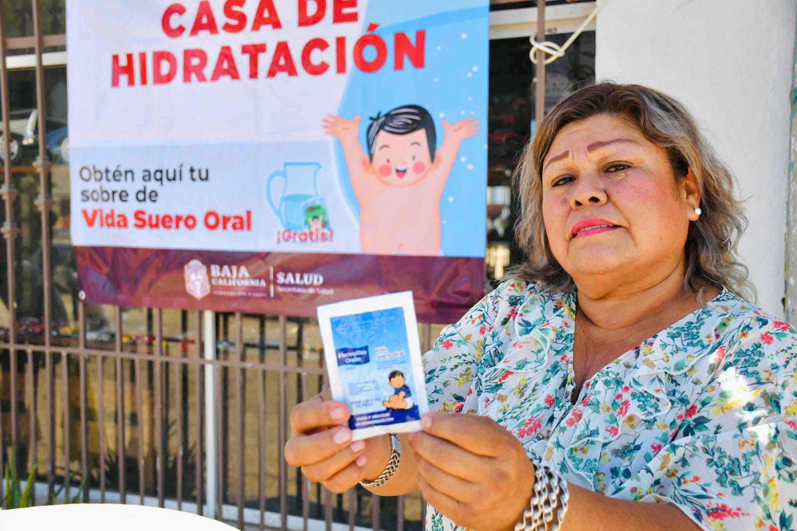 CONTINÚAN CASAS DE HIDRATACIÓN OFRECIENDO VIDA SUERO ORAL EN MEXICALI Y SU VALLE