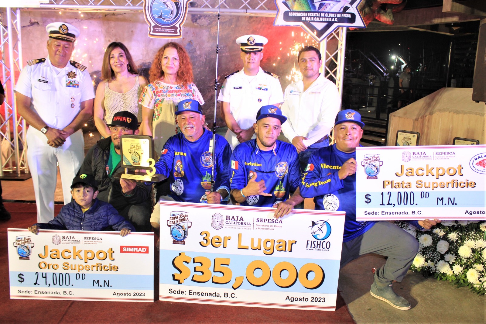 ENTREGA ROCÍO LÓPEZ GOROSAVE PREMIOS A CAMPEONES DE LA “COPA BAJA CALIFORNIA” EN ENSENADA: SEPESCA