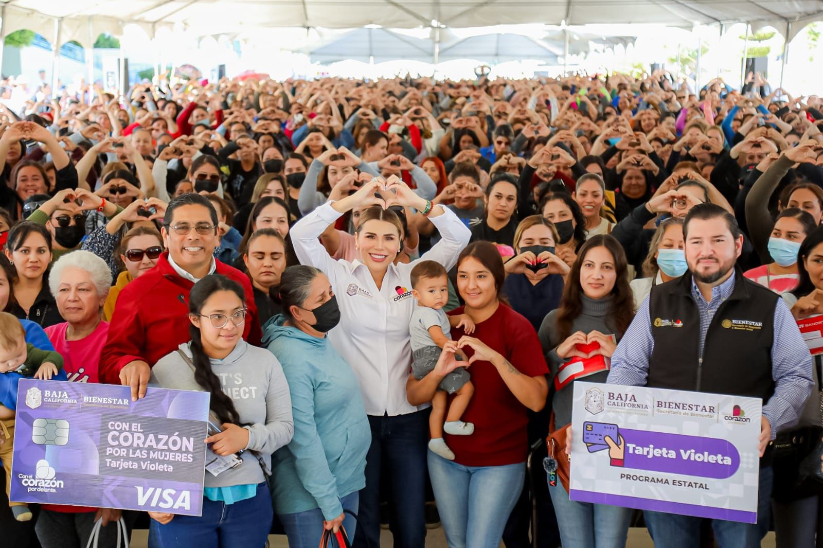 REFUERZA MARINA DEL PILAR APOYO A LAS BAJACALIFORNIANAS CON TARJETA VIOLETA