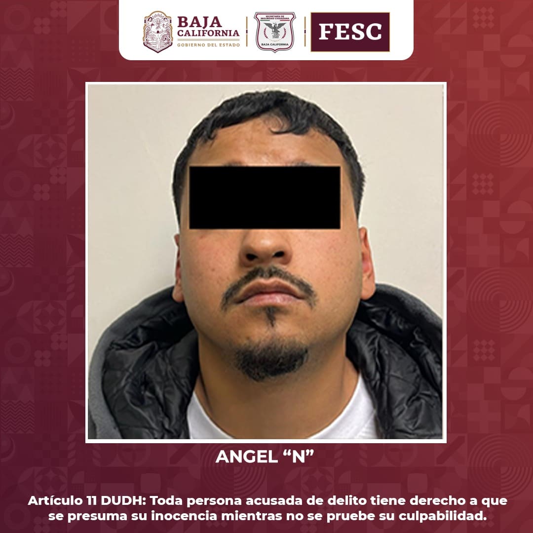 DETIENE FESC A HOMBRE POR DELITO DE HOMICIDIO EN TIJUANA