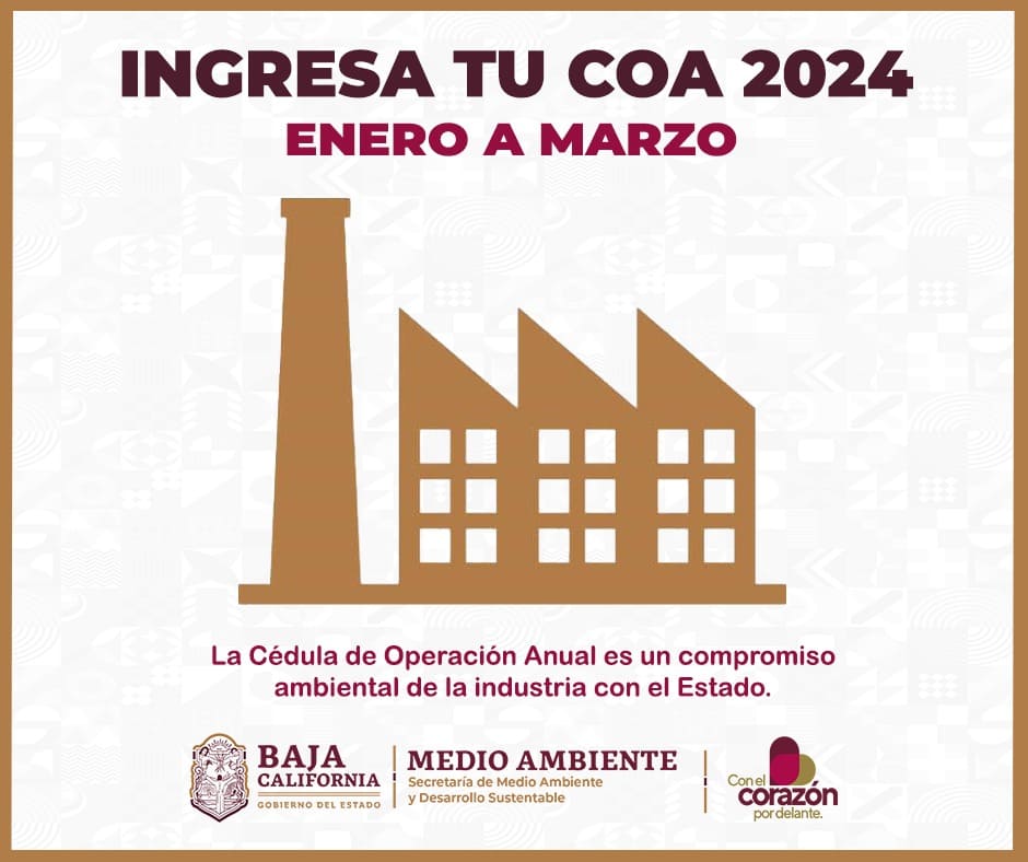 EXHORTA SMADS A INDUSTRIA A PRESENTAR CÉDULA DE OPERACIÓN ANUAL ESTATAL 2023