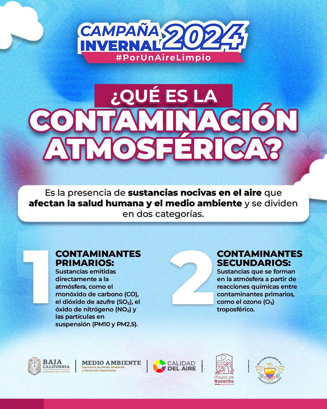 GOBIERNO MUNICIPAL DE ROCIO ADAME Y SECRETARÍA DE MEDIO AMBIENTE DE BAJA CALIFORNIA INFORMAN SOBRE LA CONTAMINACIÓN ATMOSFÉRICA