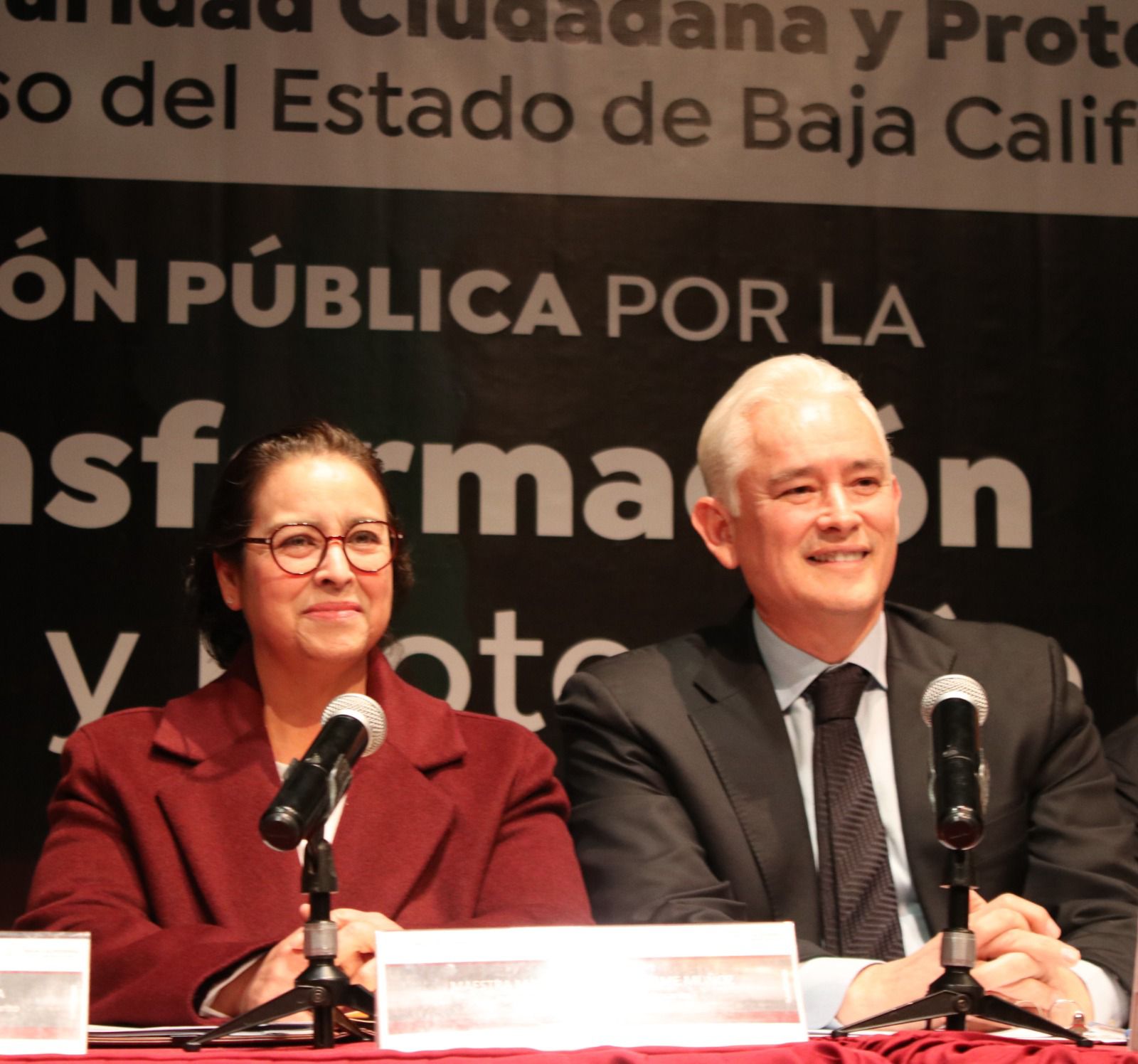 PRESIDENTA ROCIO ADAME PARTICIPA EN SESIÓN SOBRE TRANSFORMACIÓN DE LA SEGURIDAD EN BAJA CALIFORNIA